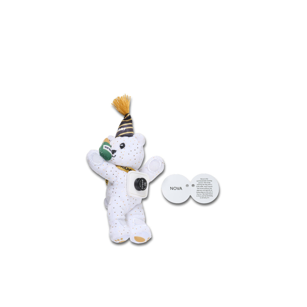ตัวติดรองเท้า JIBBITZ™ 2027 NEW YEARS HUGGITZ WHITE BEAR