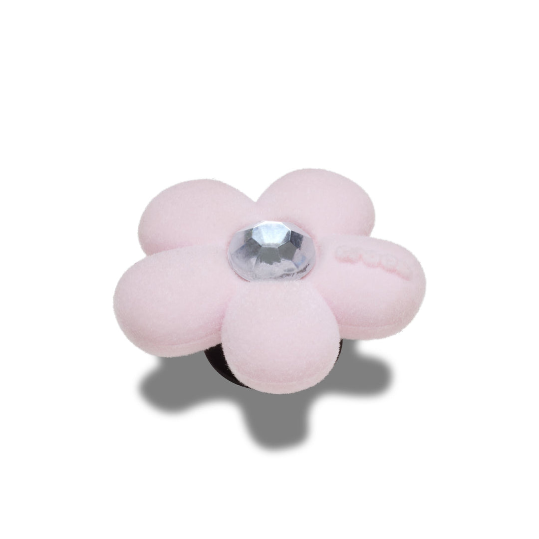 ตัวติดรองเท้า JIBBITZ™ RHINESTONE FLOCKED 5 PETAL FLOWER