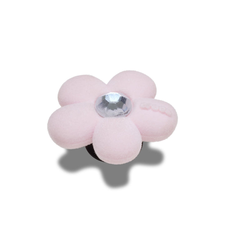 ตัวติดรองเท้า JIBBITZ™ RHINESTONE FLOCKED 5 PETAL FLOWER
