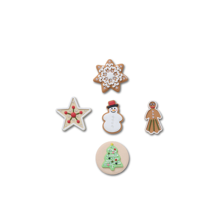 ตัวติดรองเท้า JIBBITZ™ REALISTIC HOLIDAY SGR COOKIES 5 PACK