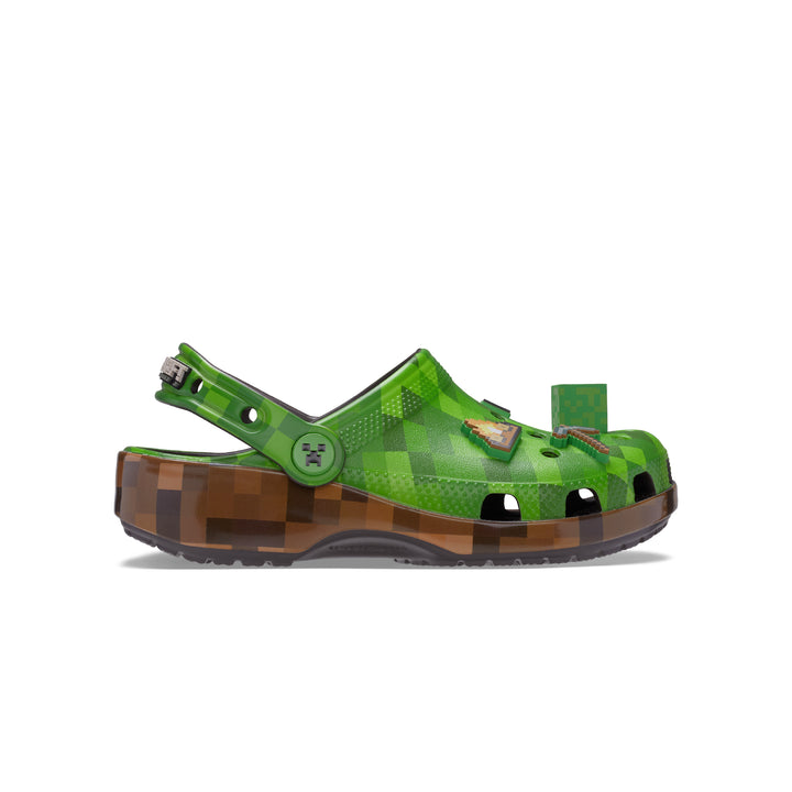รองเท้าลำลองเด็ก MINECRAFT GREEN CLASSIC CLOG