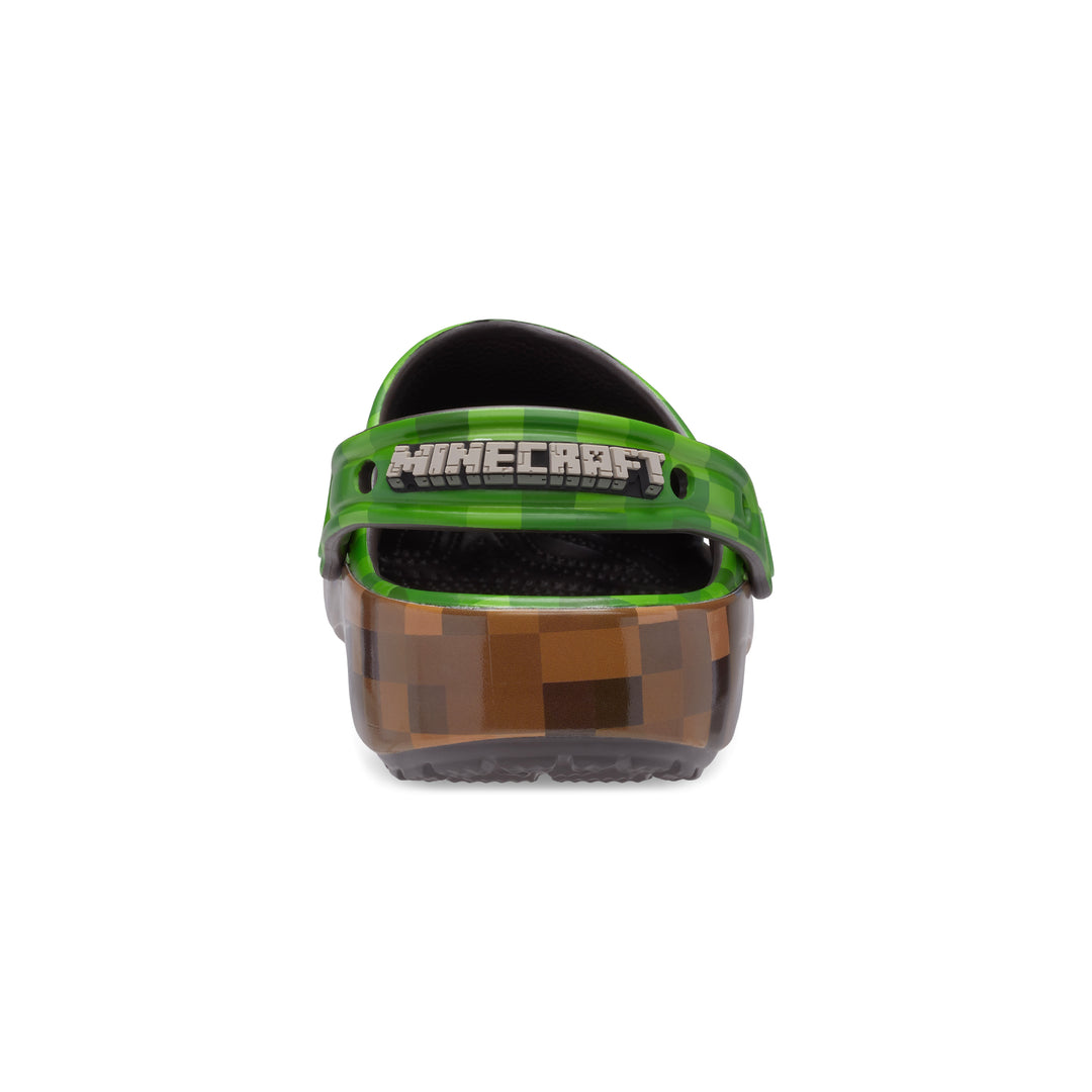 รองเท้าลำลองเด็ก MINECRAFT GREEN CLASSIC CLOG
