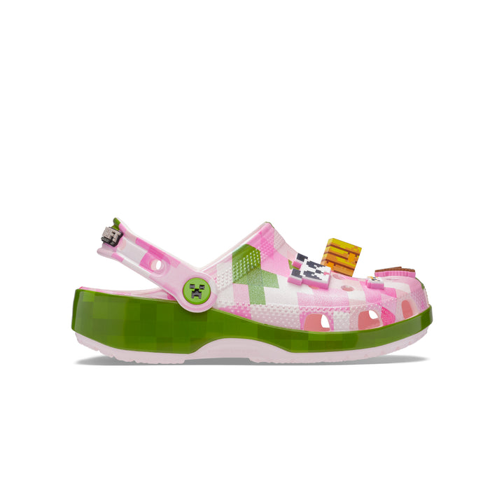 รองเท้าลำลองเด็ก MINECRAFT PINK CLASSIC CLOG