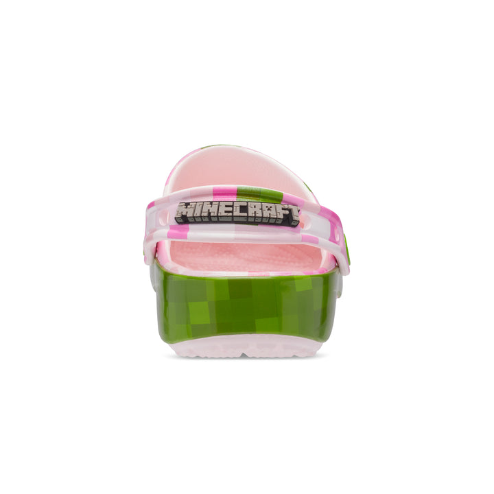 รองเท้าลำลองเด็ก MINECRAFT PINK CLASSIC CLOG