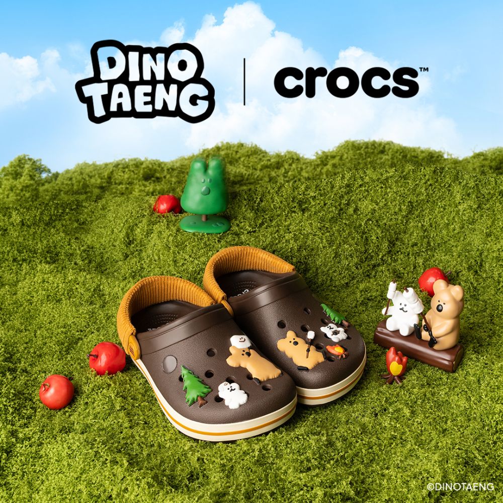 รองเท้าลำลองเด็ก KIDS' DINOTAENG CROCBAND™ CLOG
