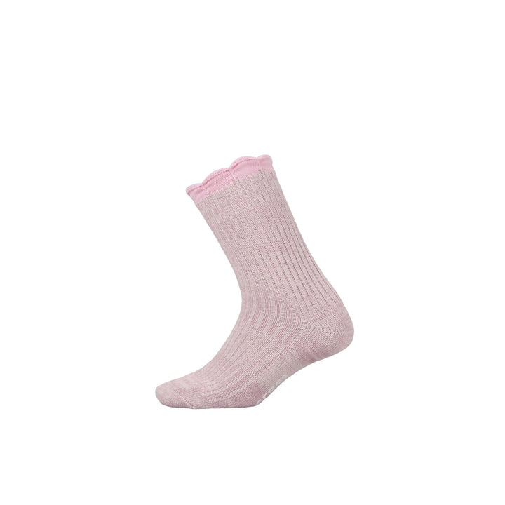 ถุงเท้า WINTER WEIGHT SWEATER KNIT SCALLOP CREW SOCKS 2 PACK