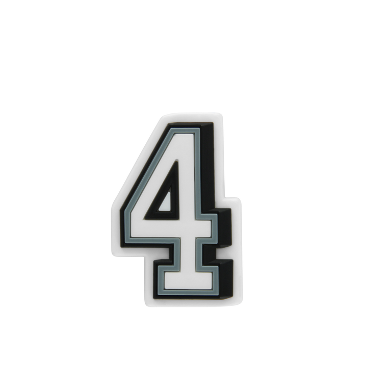 ตัวติดรองเท้า JIBBITZ™ JIBBITZ B&W NUMBER 4
